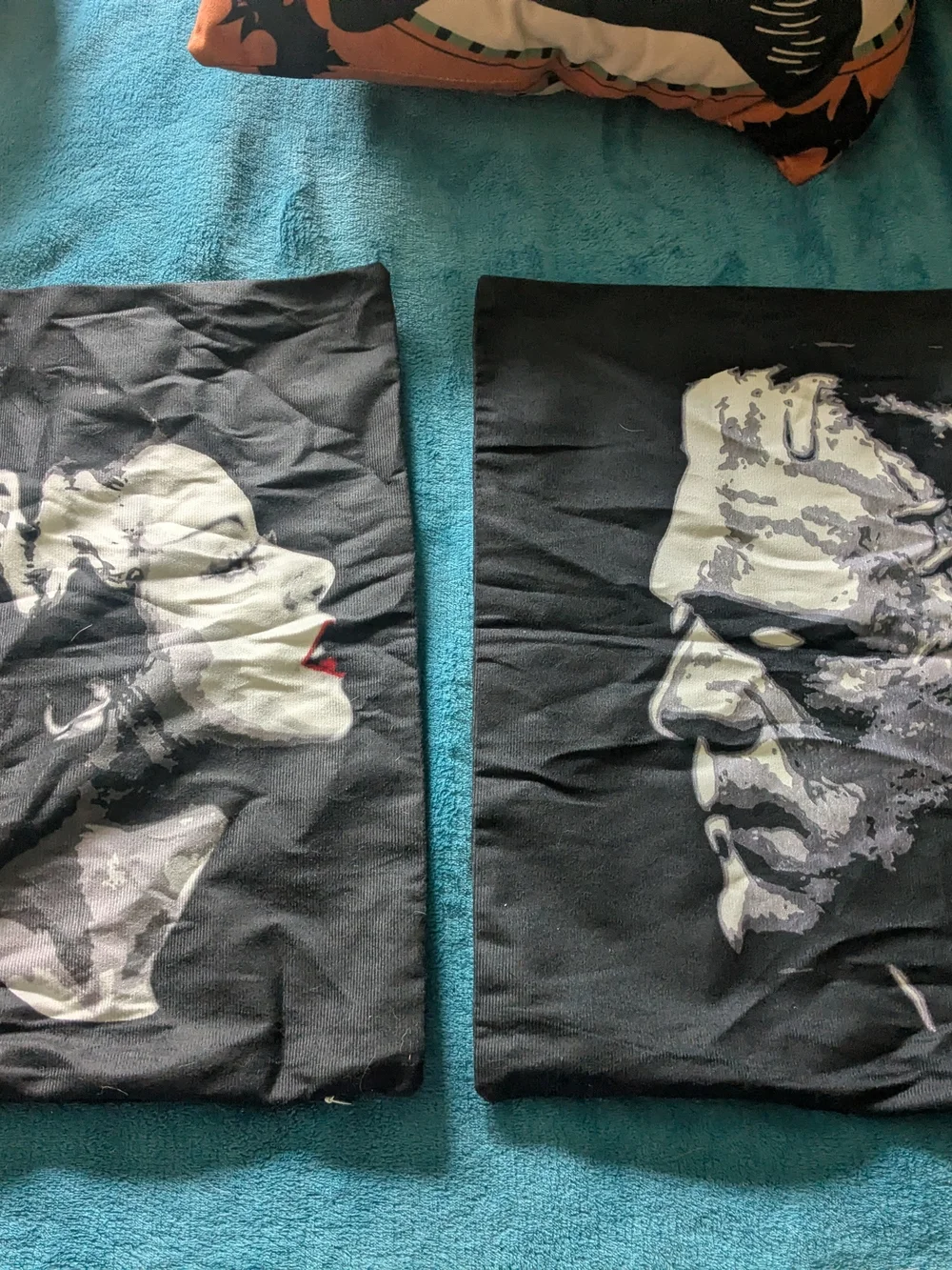 Pillowcases Set Of 2. Bride Of Frankenstein And Frankenstein. Print On Both Side
